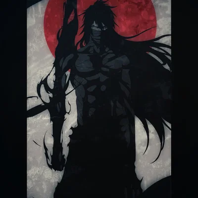 Tranh nghệ thuật 3D Ichigo Kurosaki (Bleach) in bằng công nghệ HueForge