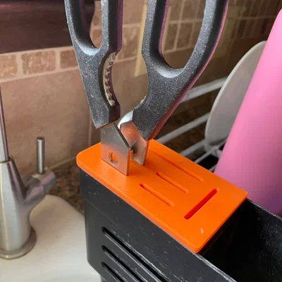 Khối Cắm Dao Cho Kệ Úp Chén (Dish Rack Knife Block)