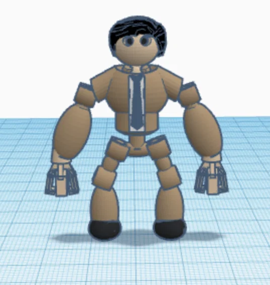 Mô hình Clank Bot (Superman đời thường) in 3D độc đáo - Image 1