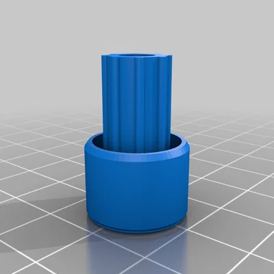 Nắp đậy thay thế cho thanh phơi quần áo gắn trần (3D Printable)