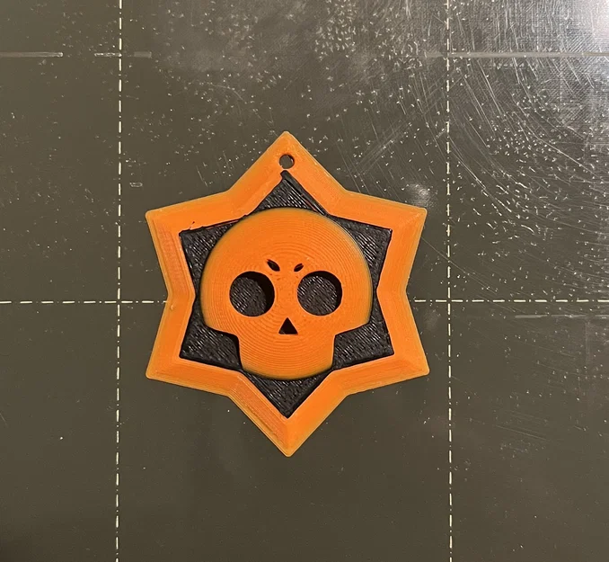 Móc khóa logo Brawl Stars in 3D đẹp mắt, dễ in cho game thủ - Image 1