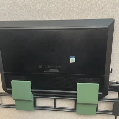 Giá treo laptop lên vách (cubicle văn phòng)