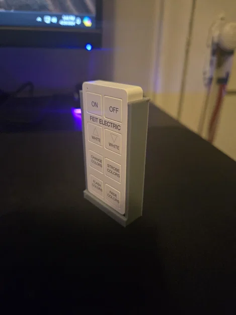 Giá đỡ remote đèn LED RGB tiện dụng - Thiết kế thông minh, dễ in 3D - Image 1
