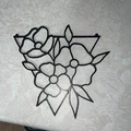 Sun Catcher Hoa Tam Giác (Triangle Flower Sun Catcher) - Thumbnail 2