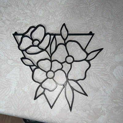 Sun Catcher Hoa Tam Giác (Triangle Flower Sun Catcher)