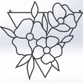 Sun Catcher Hoa Tam Giác (Triangle Flower Sun Catcher) - Thumbnail 3