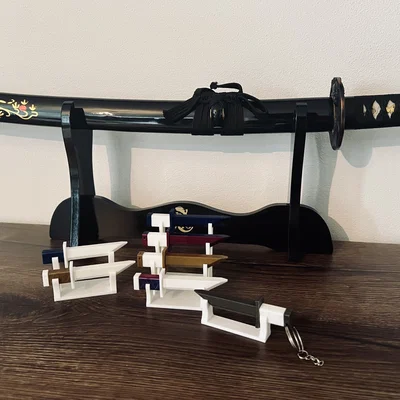 Móc Khóa Katana Nam Châm (Magnetic Katana Key Chain)