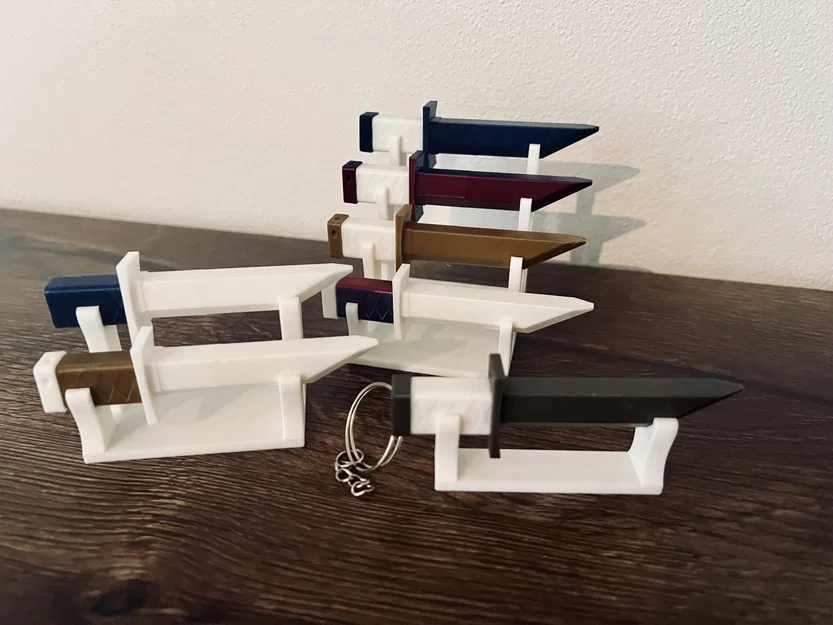 Móc Khóa Katana Nam Châm (Magnetic Katana Key Chain) - Image 4