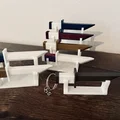 Móc Khóa Katana Nam Châm (Magnetic Katana Key Chain) - Thumbnail 4
