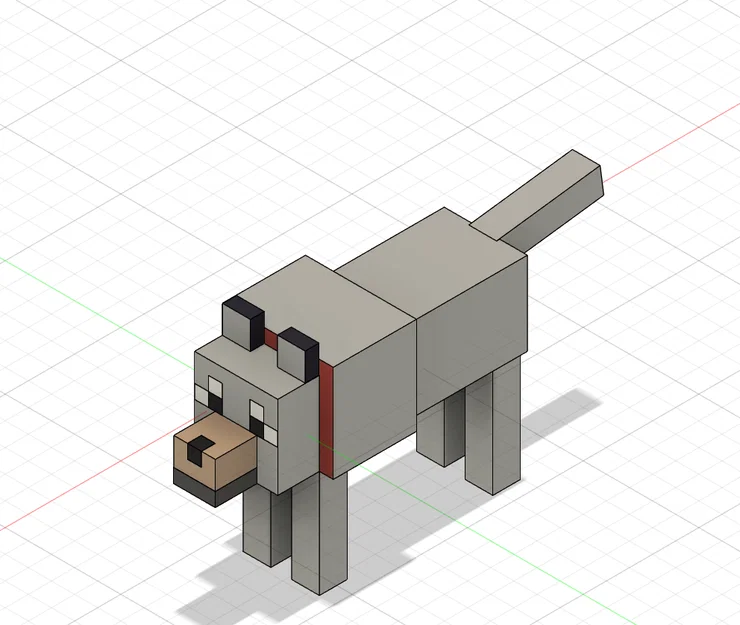 Mô hình chú chó trung thành Lil Trusty Friend Minecraft để bàn - Image 6