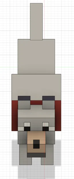 Mô hình chú chó trung thành Lil Trusty Friend Minecraft để bàn - Image 7