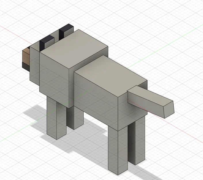 Mô hình chú chó trung thành Lil Trusty Friend Minecraft để bàn - Image 9