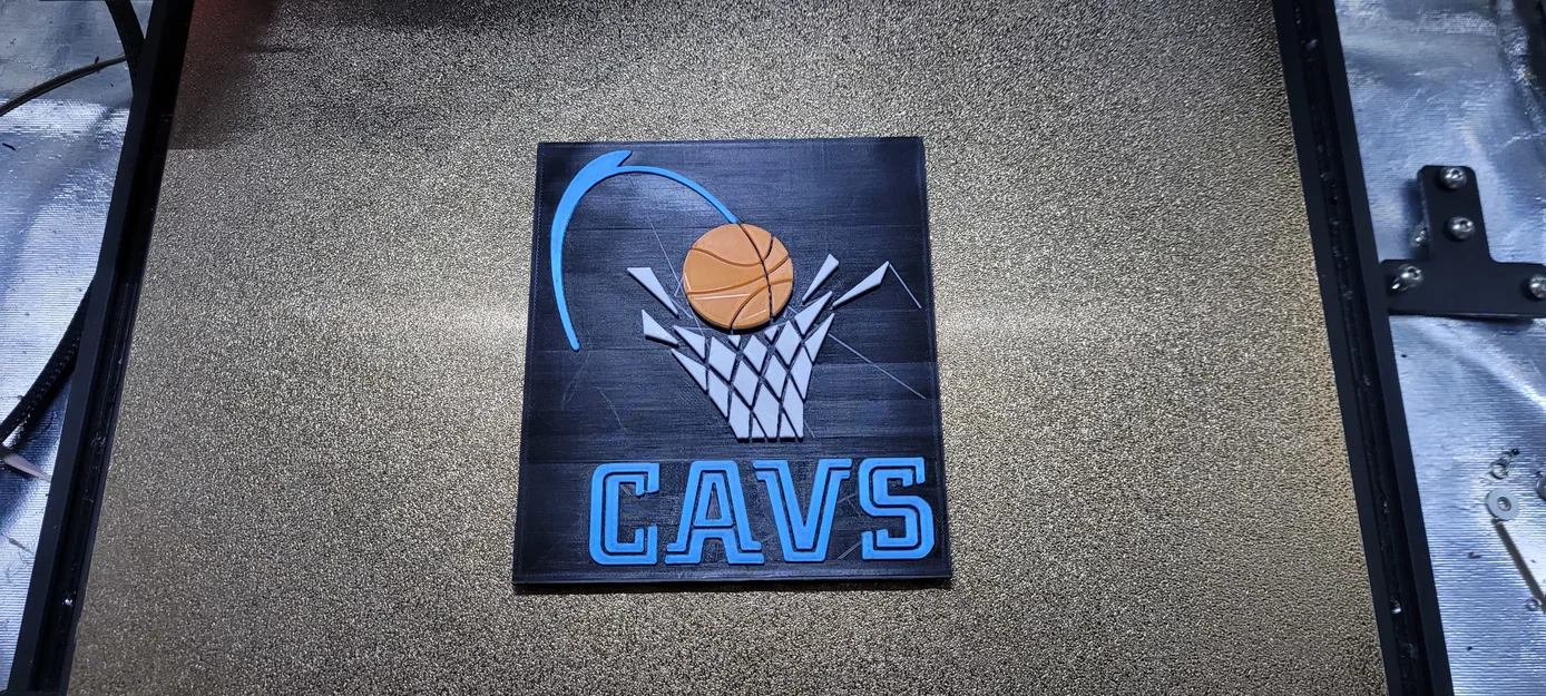 Mô hình in 3D logo Cleveland Cavaliers 1994-2003 cổ điển - Image 2