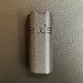 Pawsitively Handy: Ống Đựng Bút Mặt Mèo Gắn Nam Châm Cho Tủ Lạnh! - Thumbnail 2