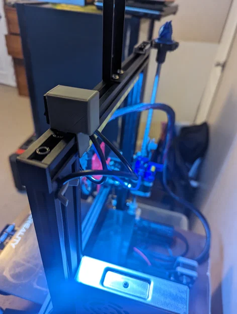 Ender 3 Pro Top Rail Light & Switch Mount (Giá gắn đèn & công tắc) - Image 4