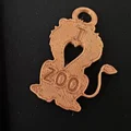 Thẻ sư tử “I love zoo” (Lion tag I love zoo) - Thumbnail 2