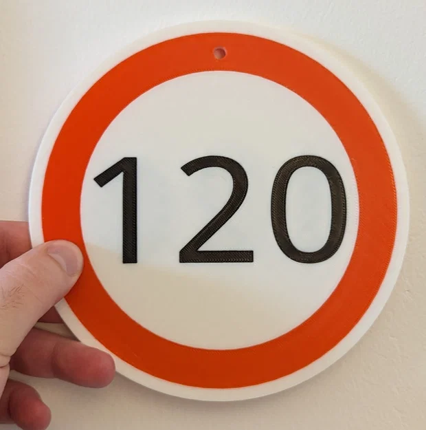 Bảng Tốc Độ 120 (Speed Sign 120) - Image 2