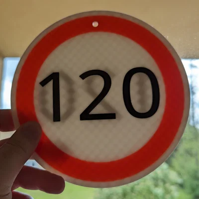 Bảng Tốc Độ 120 (Speed Sign 120)