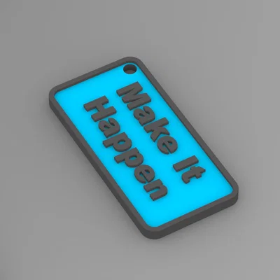 Móc khóa quote 3D - 5