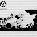 Eternal Love: Tranh treo tường 2D lãng mạn thiên nhiên Mickey & Minnie - Thumbnail 5