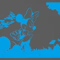 Eternal Love: Tranh treo tường 2D lãng mạn thiên nhiên Mickey & Minnie - Thumbnail 8