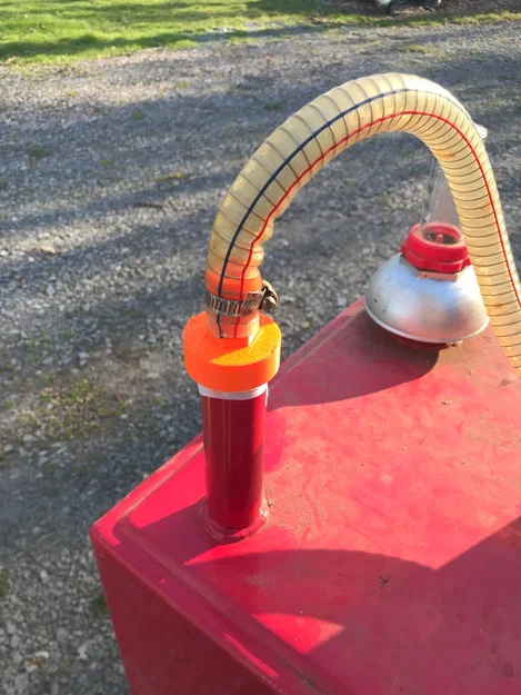 Đầu nối ren Gas Caddy sang hose barb cho bơm chuyển xăng điện 12V - Image 1