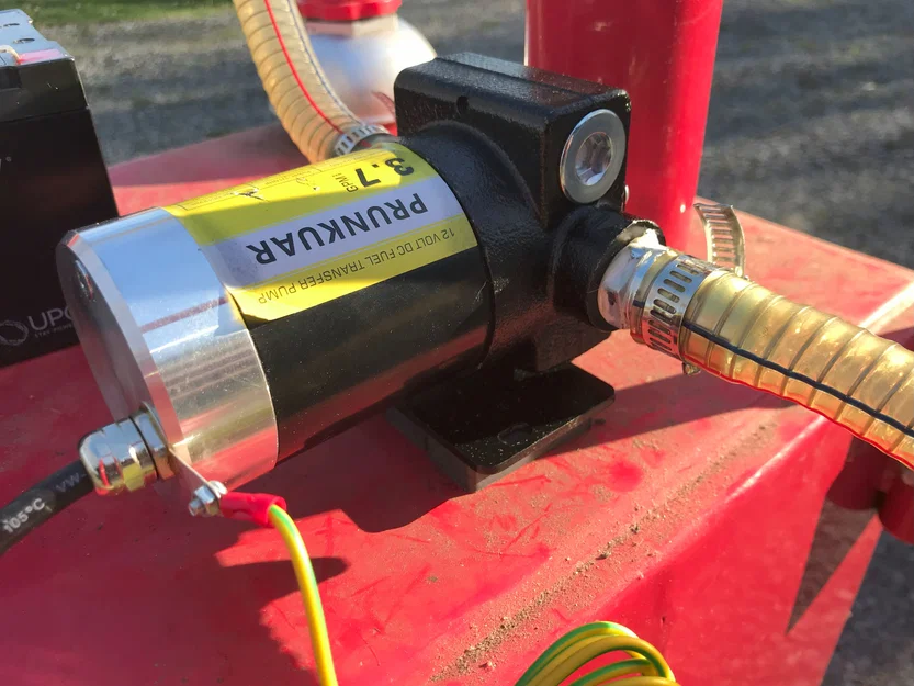 Đầu nối ren Gas Caddy sang hose barb cho bơm chuyển xăng điện 12V - Image 3