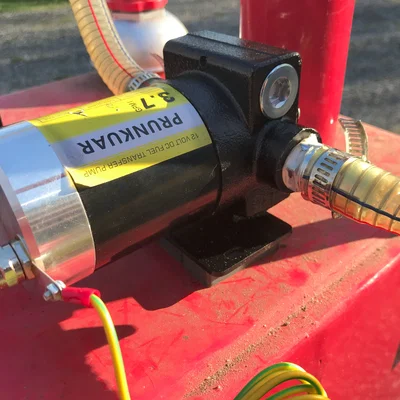 Đầu nối ren Gas Caddy sang hose barb cho bơm chuyển xăng điện 12V