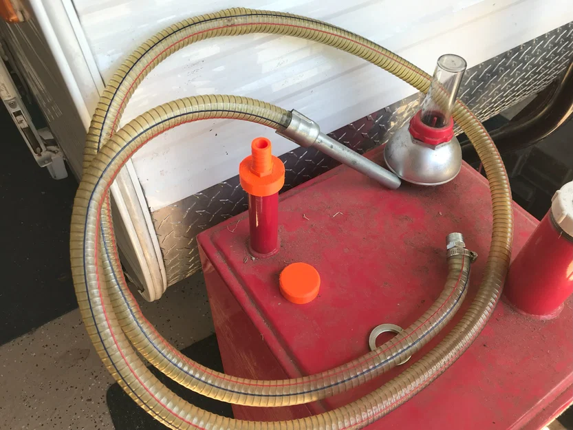 Đầu nối ren Gas Caddy sang hose barb cho bơm chuyển xăng điện 12V - Image 6