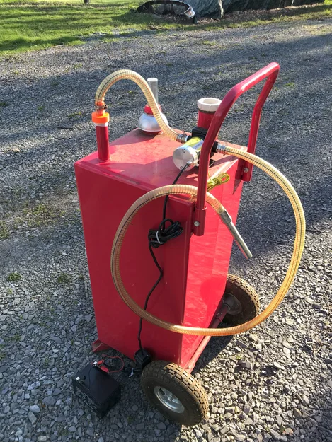 Đầu nối ren Gas Caddy sang hose barb cho bơm chuyển xăng điện 12V - Image 7