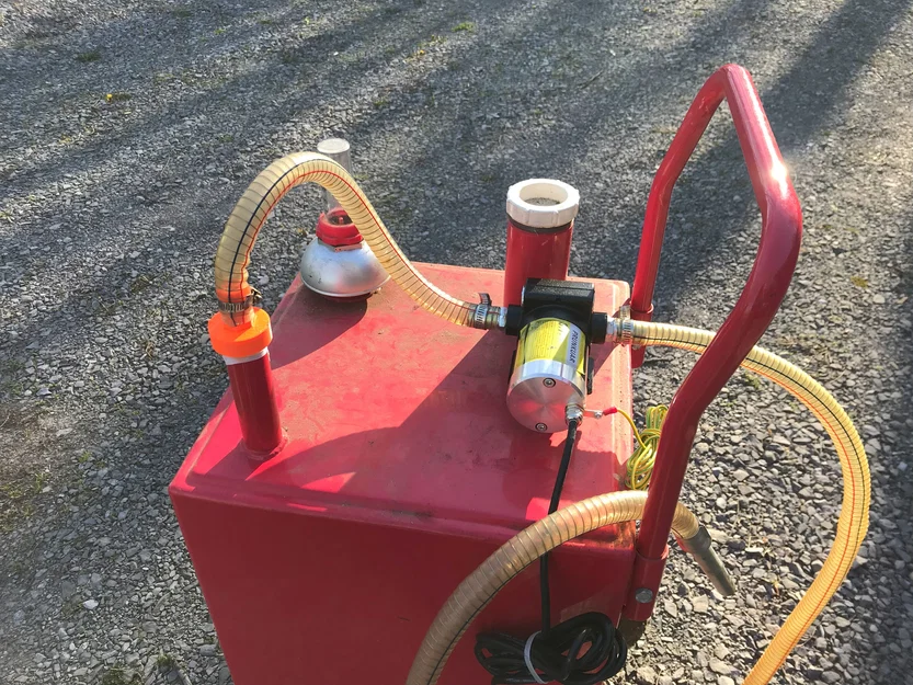 Đầu nối ren Gas Caddy sang hose barb cho bơm chuyển xăng điện 12V - Image 8
