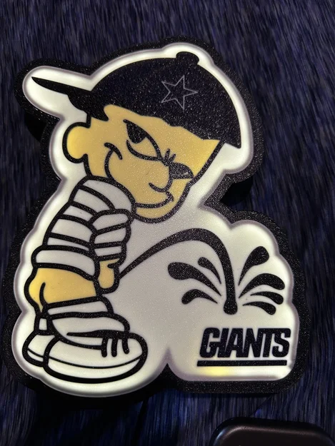 Mô hình Lightbox Dallas Cowboys Fan Boy trang trí độc đáo - Image 1