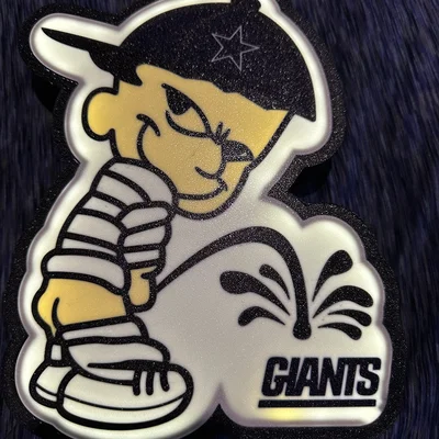 Mô hình Lightbox Dallas Cowboys Fan Boy trang trí độc đáo