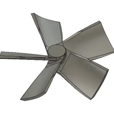 Cánh quạt 100mm cho động cơ DC 775 - Thiết kế in 3D hiệu quả