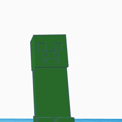 Mô hình Minecraft Creeper 3D: Hướng dẫn in chi tiết cho fan cứng