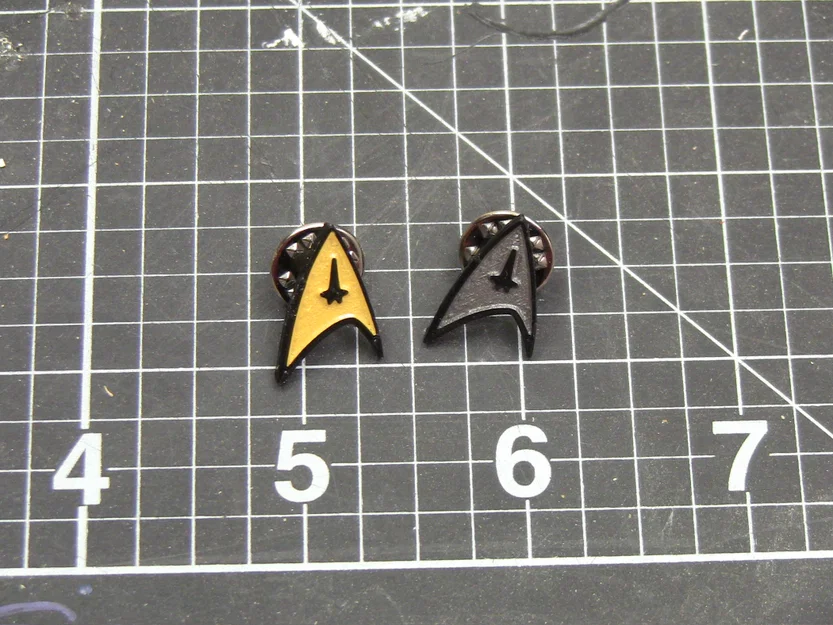 Huy hiệu men biểu tượng Star Trek (Enamel pin) - Image 1