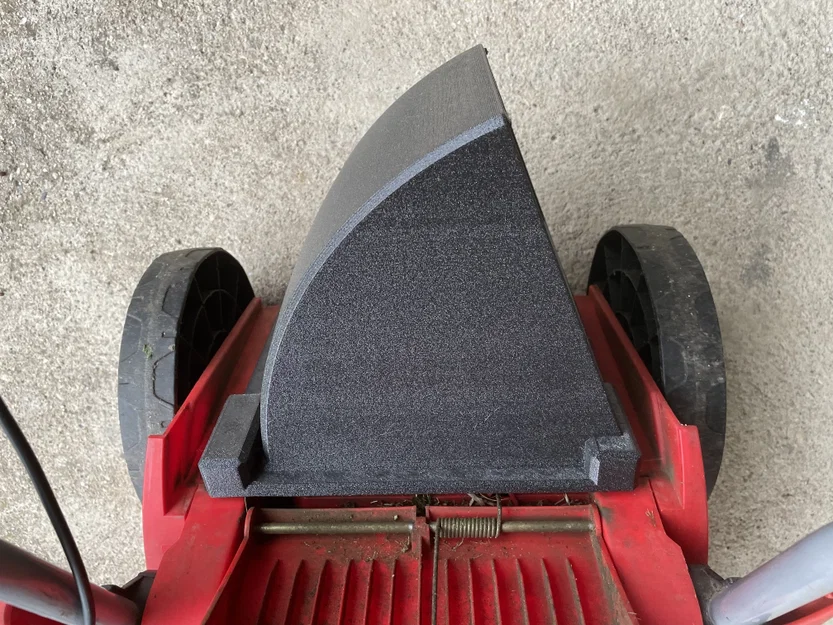 Phụ kiện máng xả cỏ 3D cho máy cắt cỏ HECHT 5035 - Image 3