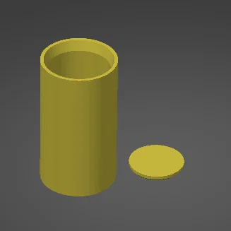 Ống cắm bút Flux in 3D có đế từ tính gọn gàng