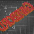 Mẫu in 3D biển báo bàn quà tặng GaveBord cho tiệc và sự kiện - Thumbnail 2