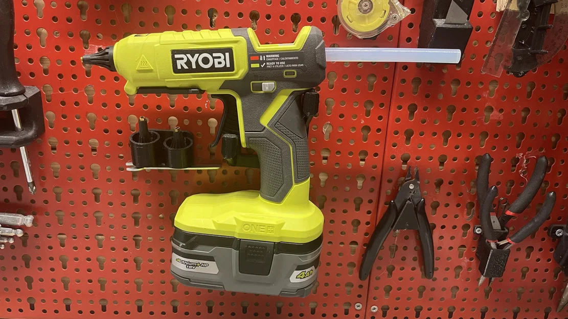 Giá treo tường cho súng bắn keo Ryobi P307 - Phụ kiện in 3D tiện lợi - Image 2