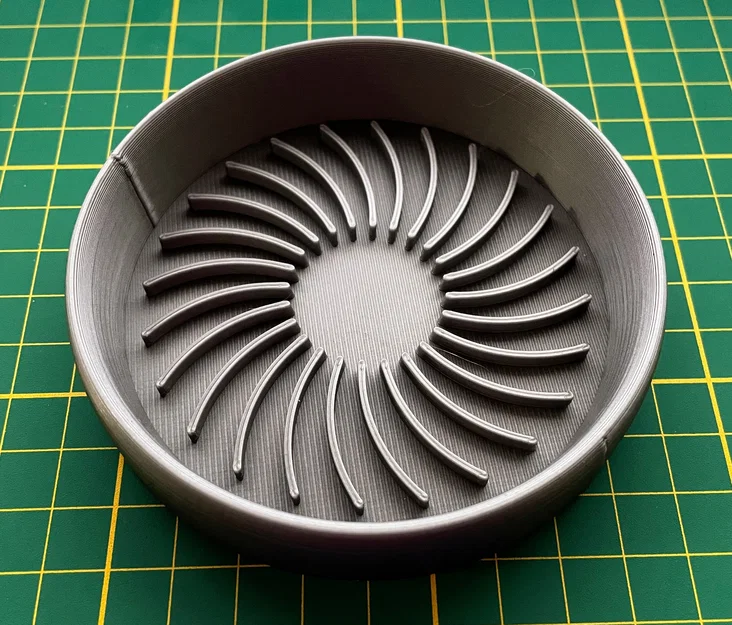 Đĩa lót chậu cây xoắn ốc hiện đại (Plate for Modern Spiral Planter) - Image 1