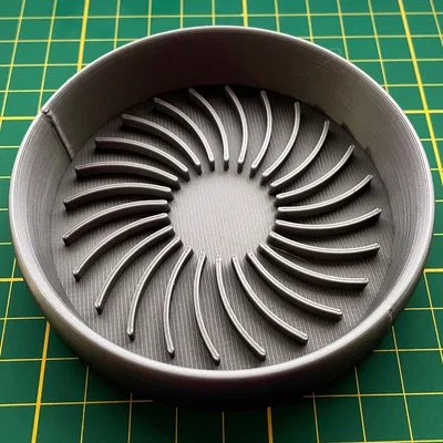 Đĩa lót chậu cây xoắn ốc hiện đại (Plate for Modern Spiral Planter)