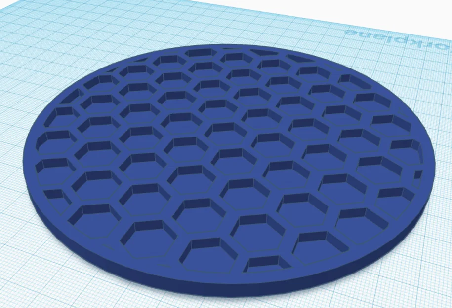Miếng lót ly Hexagonal Coaster họa tiết tổ ong độc đáo - Image 1