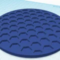 Miếng lót ly Hexagonal Coaster họa tiết tổ ong độc đáo - Thumbnail 1