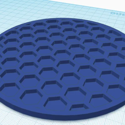 Miếng lót ly Hexagonal Coaster họa tiết tổ ong độc đáo