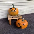 Mr. Pumpkin Head/Jack O Lantern/Mặt Bí Ngô Rùng Rợn/Kids Halloween Craft - Thumbnail 4