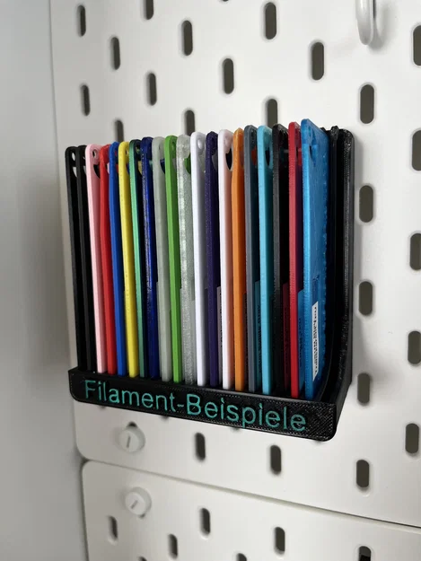 Khay treo/để bàn mẫu màu Filament cho IKEA Skadis (Filament Swatch Holder) - Image 1