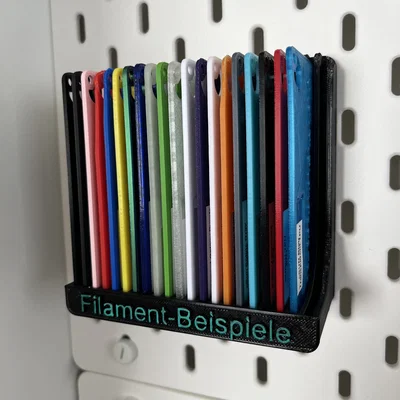 Khay treo/để bàn mẫu màu Filament cho IKEA Skadis (Filament Swatch Holder)