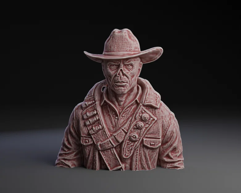 Mô hình 3D nhân vật The Ghoul từ series Fallout cực chi tiết - Image 1
