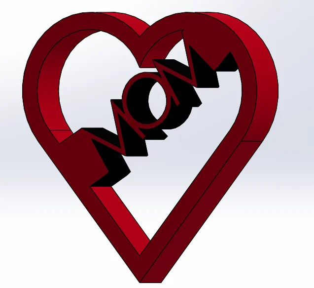 Mô hình trái tim CORAZON in 3D làm quà tặng mẹ ý nghĩa - Image 1